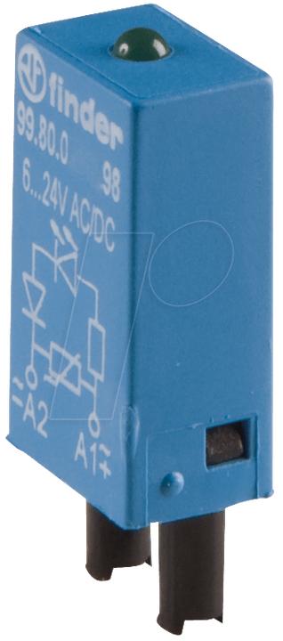 Finder Display a led 99.01.0.230.98 +Varisator