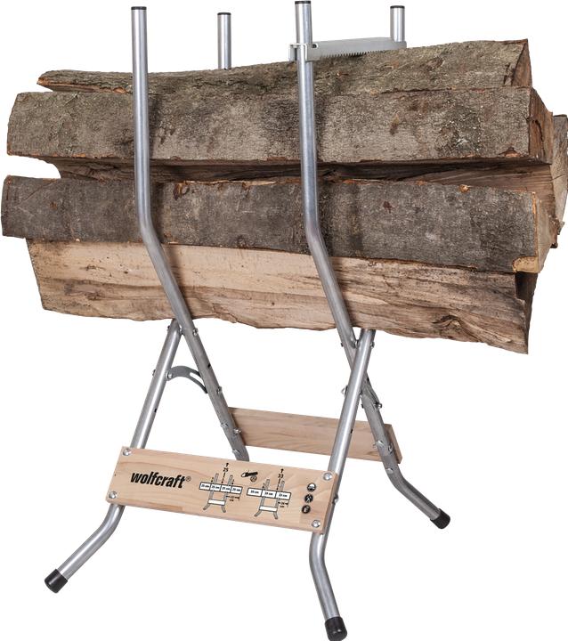 Produktbild wolfcraft 1 SB 60 - Sägebock 540x1000x600mm (54 cm, 60 cm)