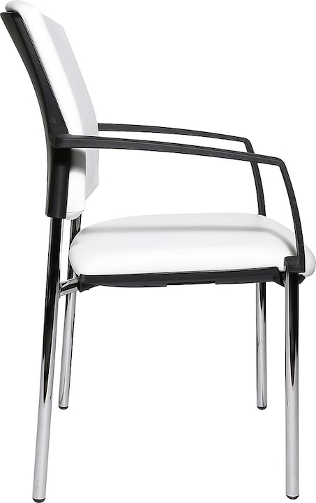 Produktbild Topstar Besucherstuhl BtoB 10, 4-Fuss-Gestell, Kunstlederbezug, stapelbar, inkl. Armlehnen, 2er-S...