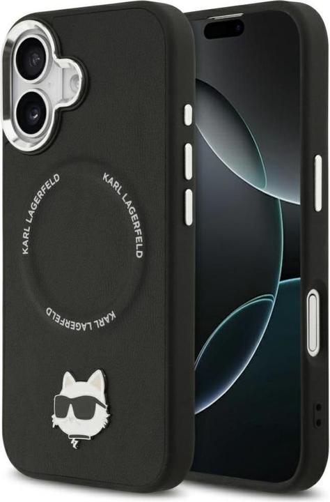 Immagine prodotto Karl Lagerfeld - Leather MagSafe - iPhone 17 - Black (Apple iPhone 17)