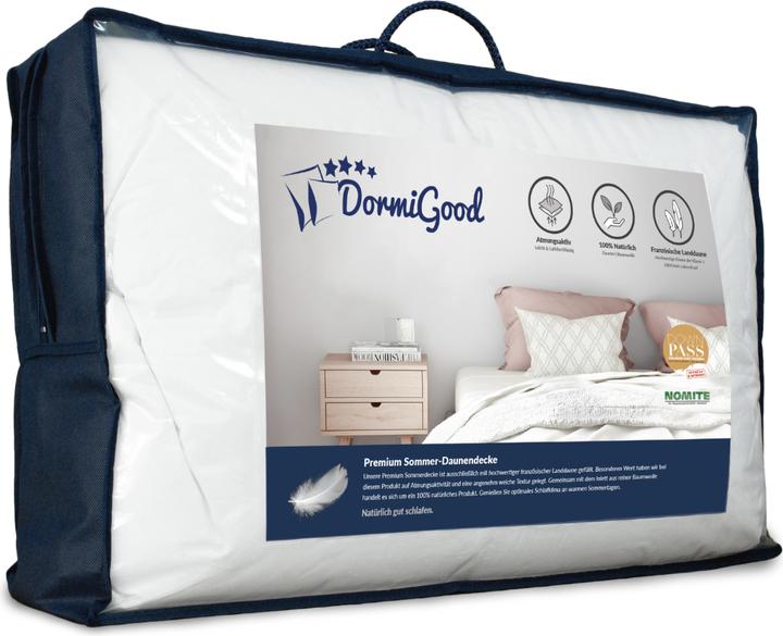 Actual product image DormiGood Premium Daunendecke, 100% Daunen (250 g, 155 x 220 cm)