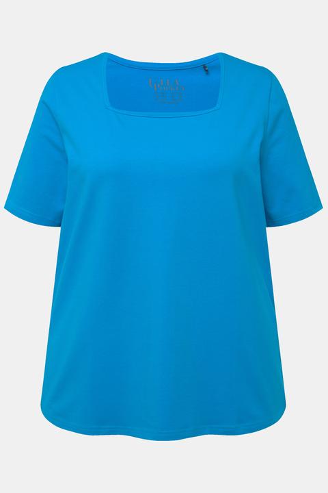 Actual product image Ulla Popken Essential Square Neck Stretch Tee (58, 60)