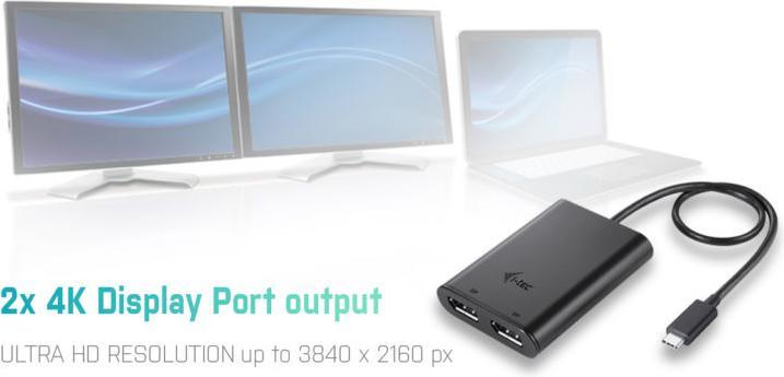 Actual product image i-tec USB C to (DP, 7 cm)