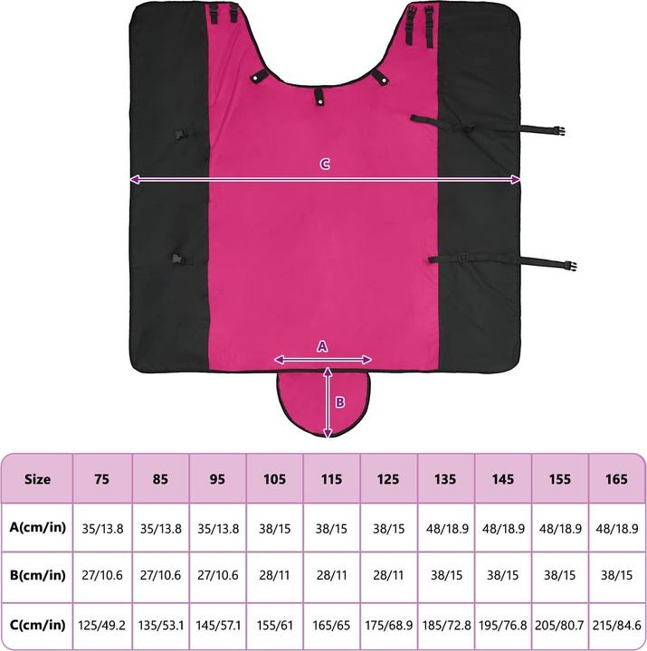Produktbild vidaXL Pferdedecke