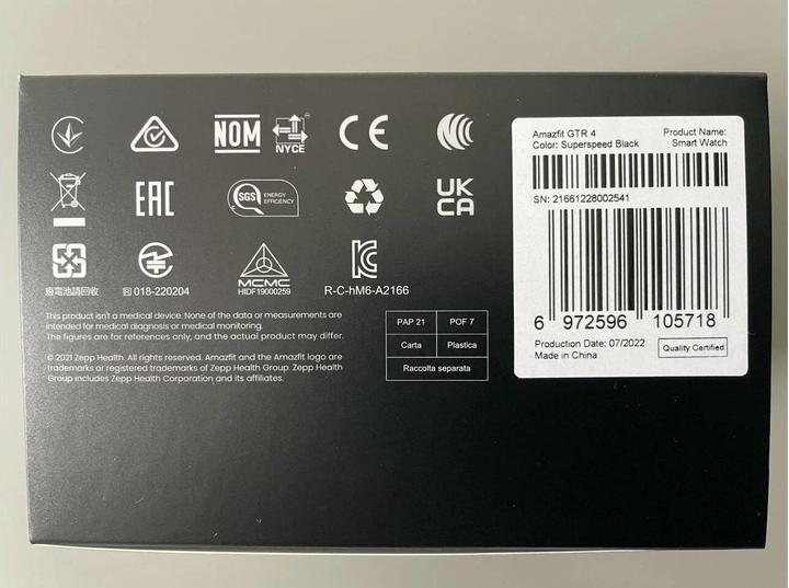 Immagine prodotto Amazfit GTR 4 (46 mm)