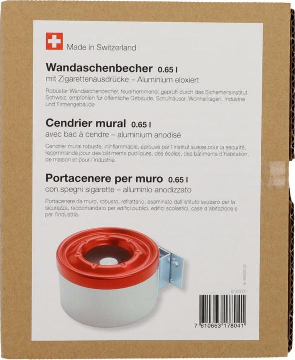 Image du produit X-Tec Cendrier de mur