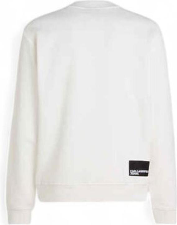 Produktbild Karl Lagerfeld Jeans, Herren, Essential Logo Sweat, Normale Passform, Weiss, M (M)