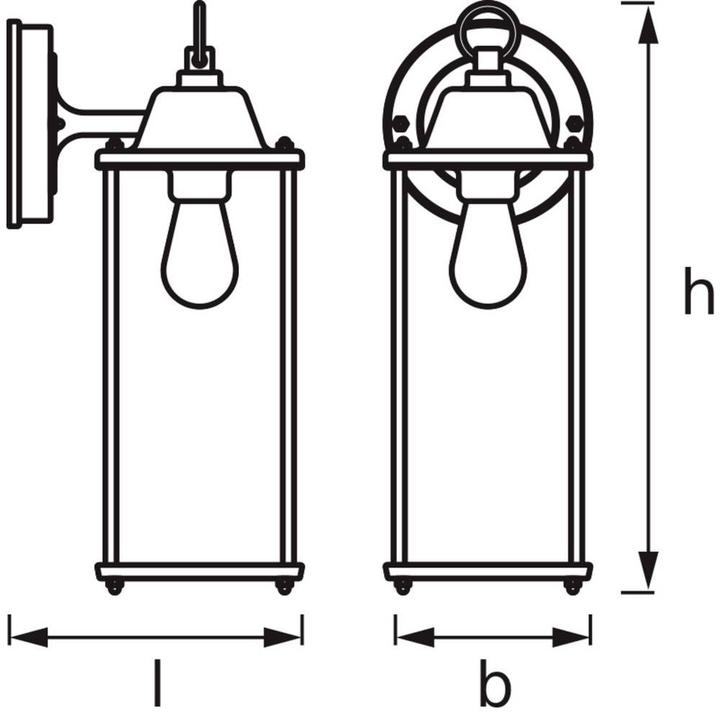Produktbild Osram ENDURA® CLASSIC LANTERN Square M E27 (E27, IP23)
