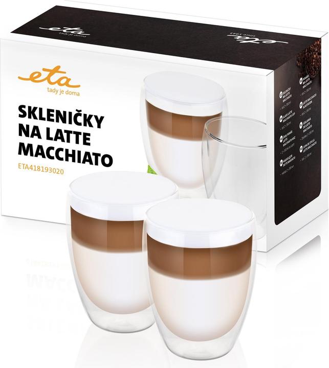 Image du produit ETA Verres à latte macchiato (350 ml, 2x)