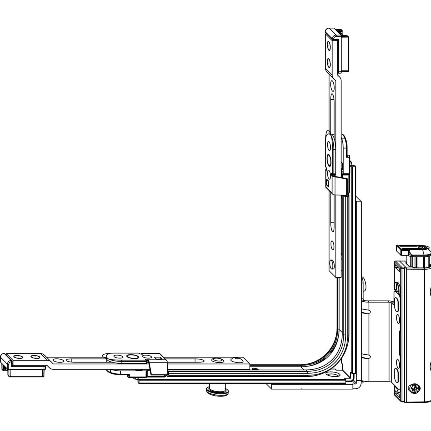 Maco, Türbeschlag + Scharnier, MM Falzecklagerband DTuni mit ÜV, EH, 1iS, 12/18-13 mm, links, silber