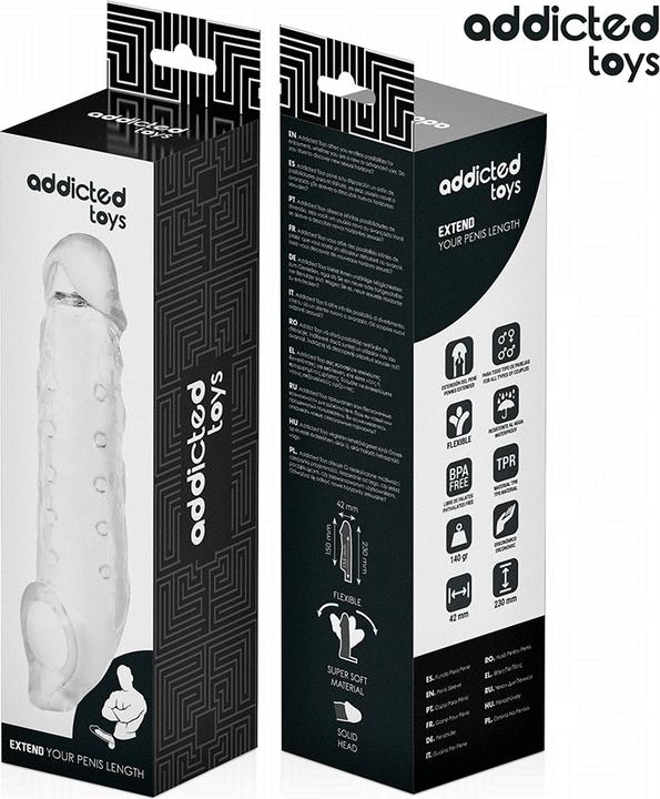 Actual product image Addicted toys - TRANSPARENTE PENISHÃoeLSE GRÃ–SSE M 27 CM