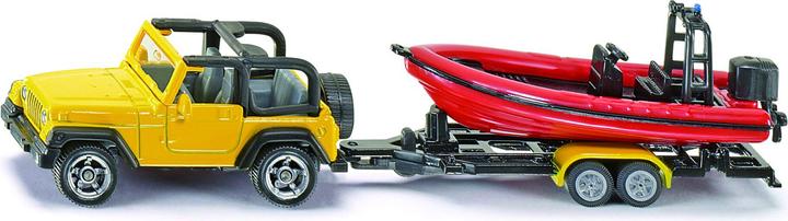 Produktbild Siku 1658 Jeep mit Boot