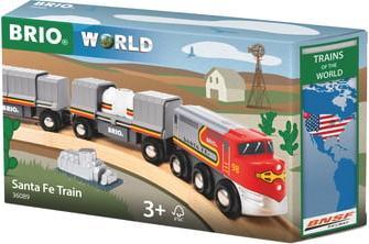 Actual product image Ravensburger BRIO World - 36089 Trains of the World Santa Fe train | Toy train for children aged 3 and over