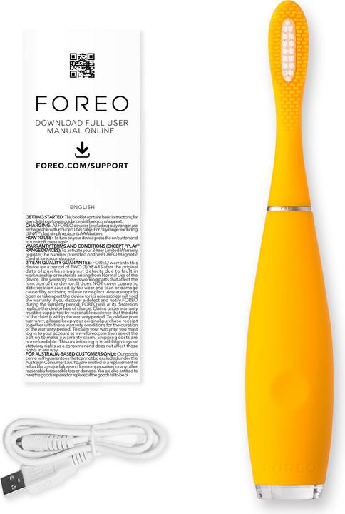 Produktbild Foreo Schallzahnbürste ISSA Kids Mellow Yellow Gator (Schallzahnbürste)