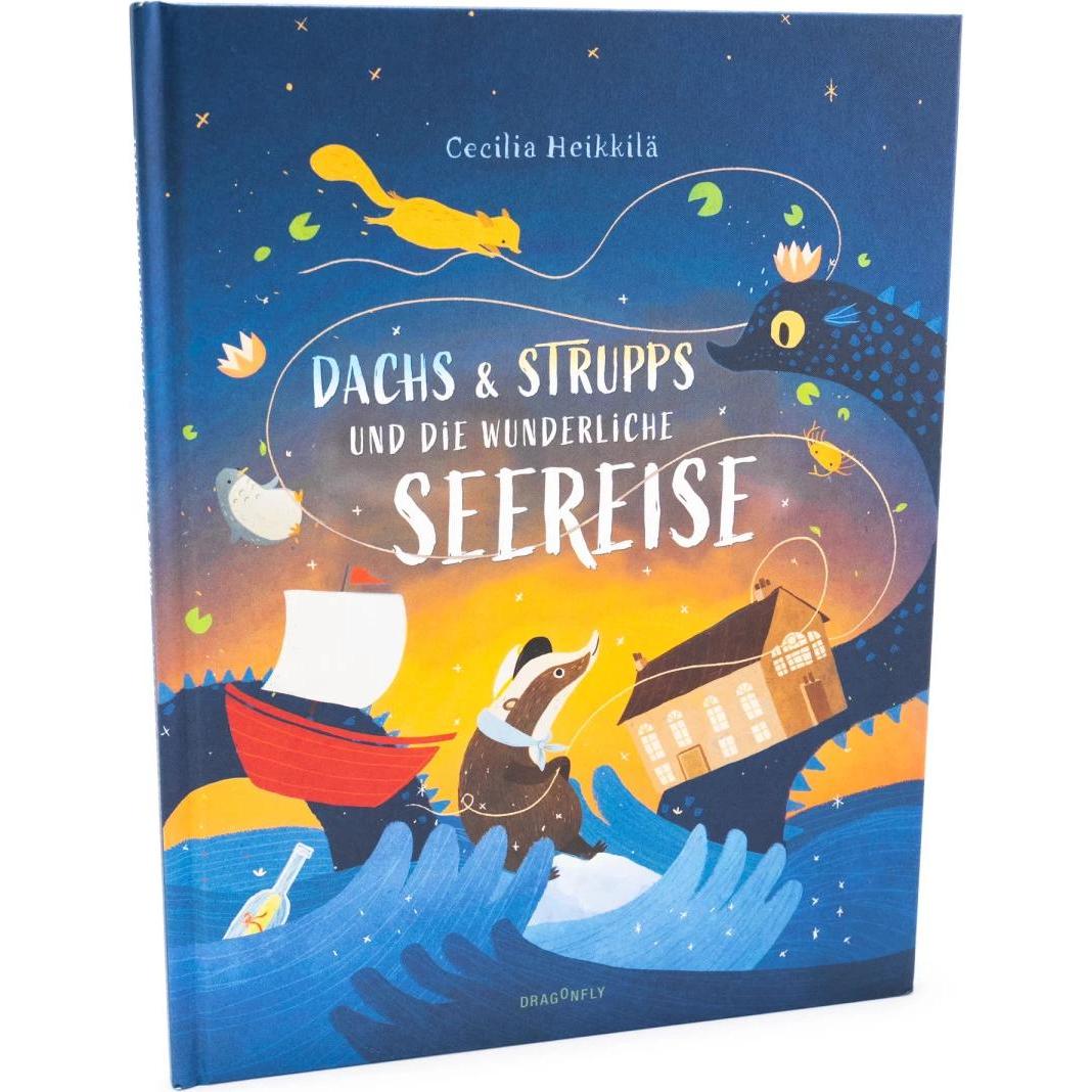 Thumbnail - Dachs & Strupps und die wunderliche Seereise, Kinderbücher von Cecilia Heikkilä, Katja Maatsch