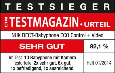 Immagine prodotto NUK Eco Control più Video (Video e audio, 300 m)