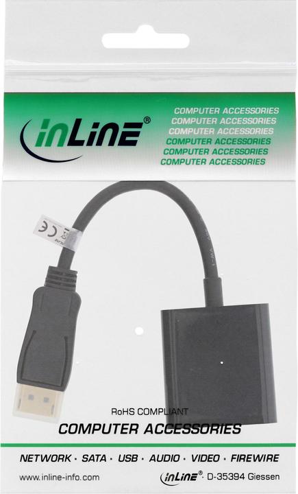 Actual product image InLine DisplayPort — DVI (DVI, 15 cm)