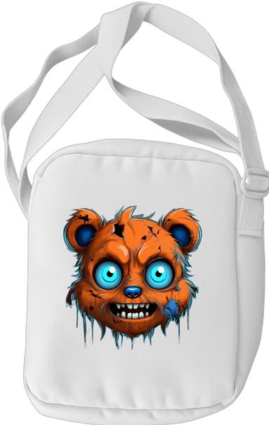 Produktbild Bügelbilder Schulrucksack-Set Zombie Teddy