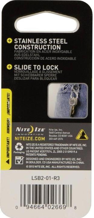 Immagine prodotto Nite Ize Moschettone SideLock S-Biner 2 N