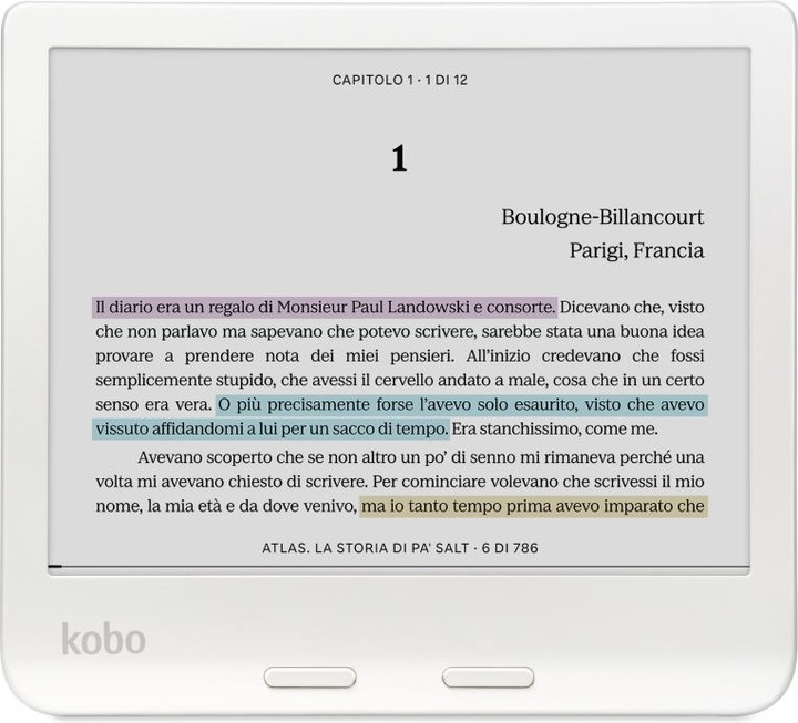 Kobo Libra Colour (7", 32 GB, White)