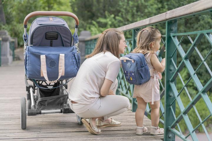 Actual product image Badabulle Bowling diaper bag
