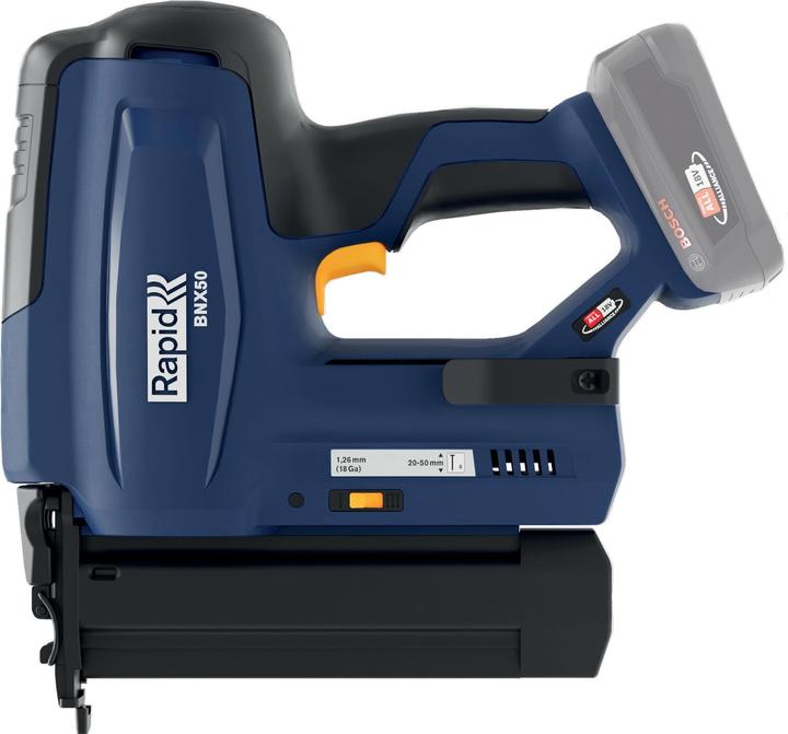 Actual product image Rapid BNX50 cordless nailer 18V P4A