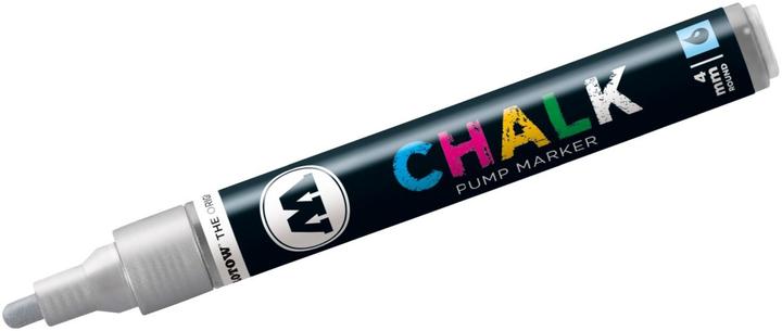 Actual product image Molotow Window marker Pump Marker Chalk refillable 4mm metallic silver (Metallic Silver, 4 mm, 1 x)