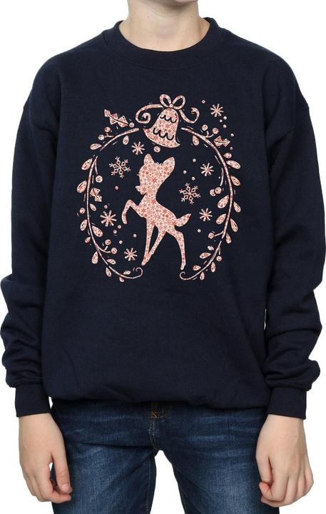 Produktbild Disney Bambi Christmas Wreath Sweatshirt Jungen (116)