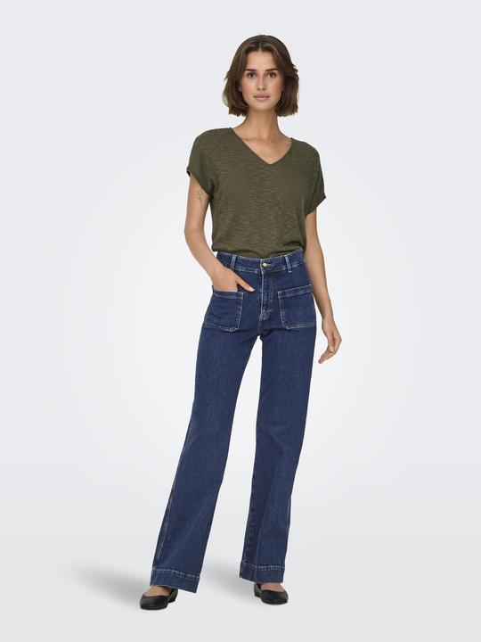 Produktbild Only ONLJUICY Hohe Taille Weiter Beinschnitt Jeans Jeans mit weitem Bein (27)