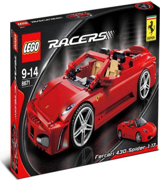 Actual product image LEGO Ferrari 430 Spider 1:17 (8671)