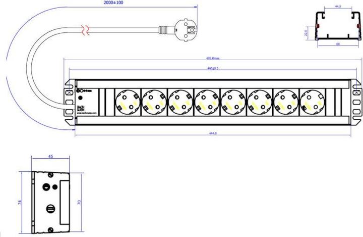 Produktbild Bachmann IT PDU Basic