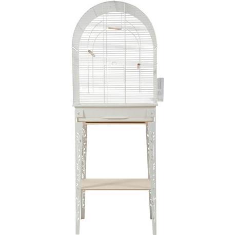 Thumbnail - Zolux, Deko Objekt, Chic Patio L Käfig mit Ständer, weisse Farbe