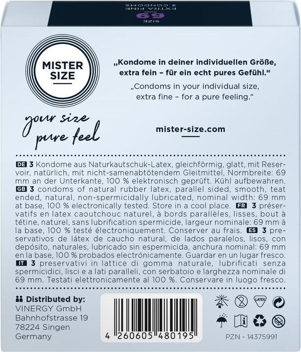 Immagine prodotto Mister Size 69 (3 pz.)