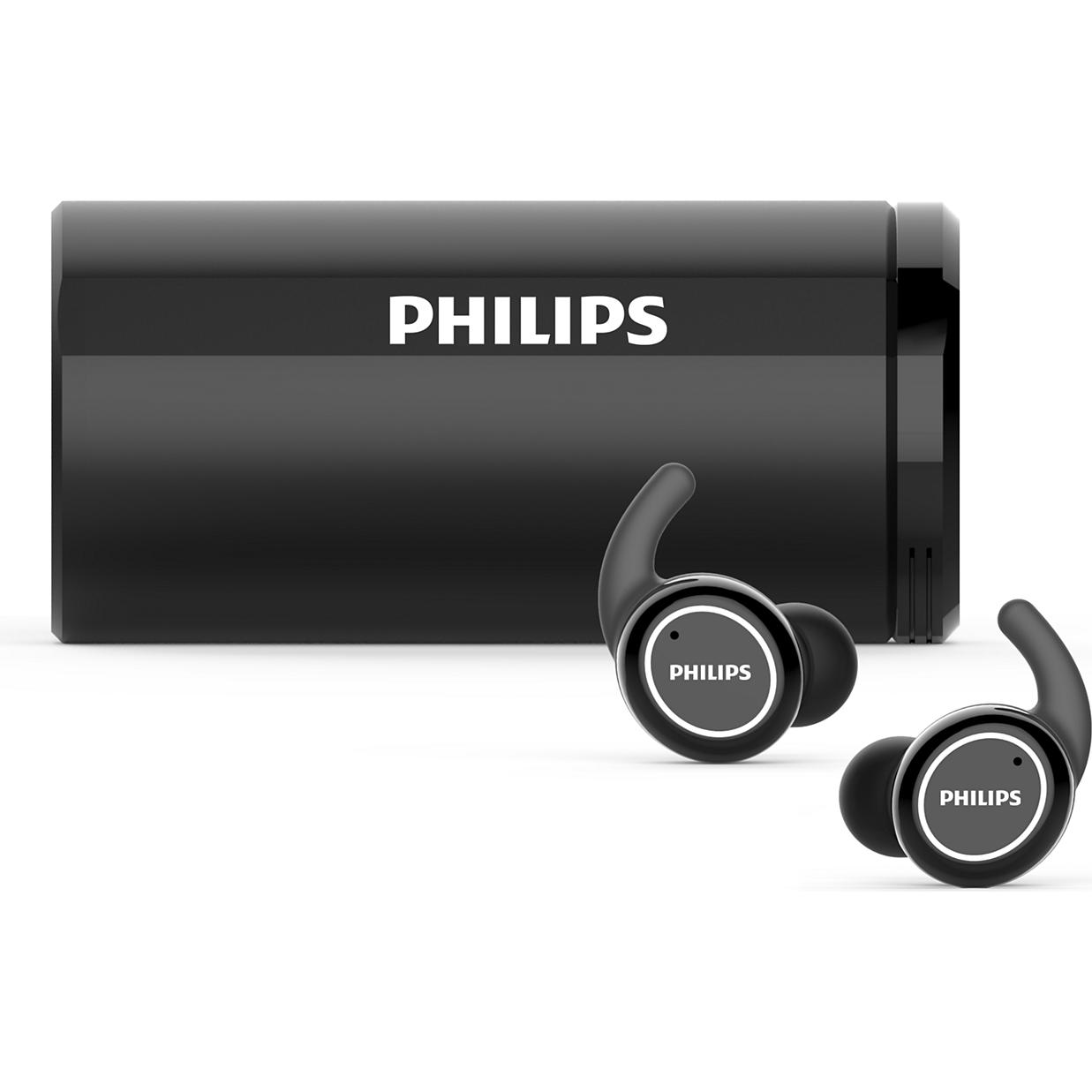 Philips TAST702BK/00 (6 h, Kabellos), Kopfhörer, Schwarz