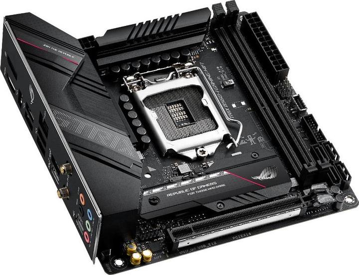 Produktbild ASUS MB ROG STRIX B560-I GAMING Intel,1200,DDR4,mITX (LGA 1200, Intel B560, Mini-ITX)