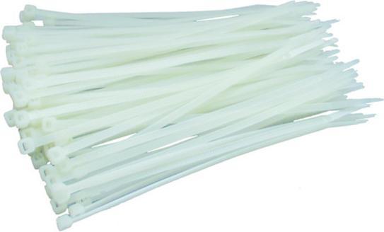 Produktbild Steffen Kabelbinder natur 280mm x 4.8 100 Stk. (Kunststoffkabelbinder, 280 mm, 100 Stk.)