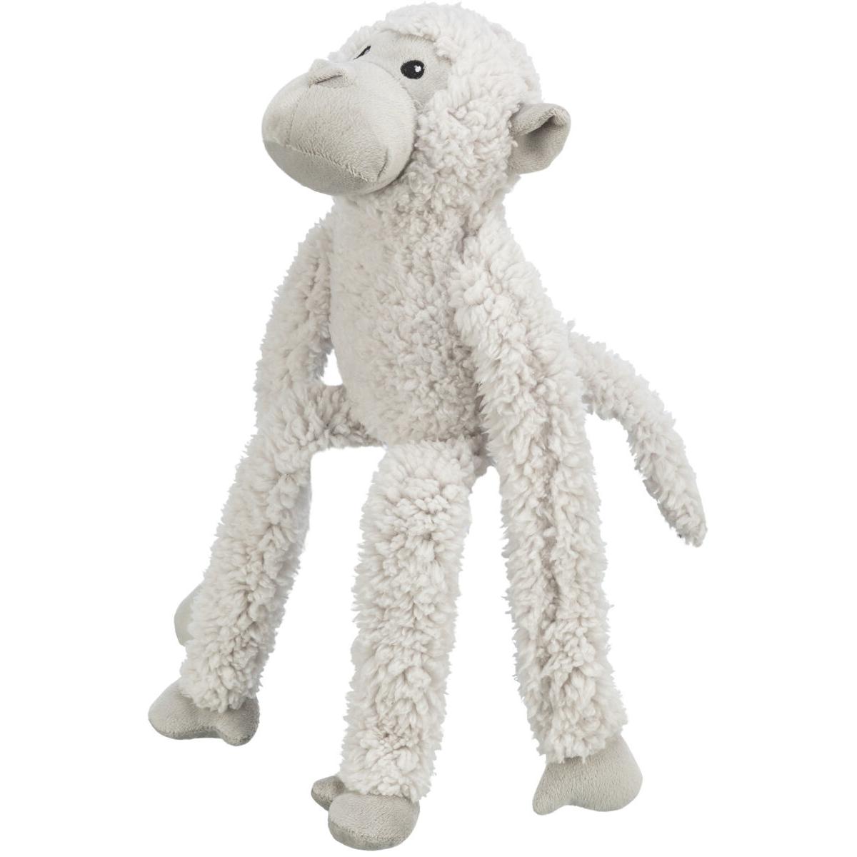 Trixie Hunde-Spielzeug Affe, 40 cm, Beige (Plüschspielzeug), Hundespielzeug