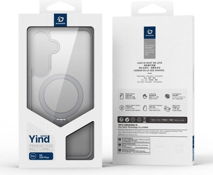 Actual product image Samsung Galaxy S25 Plus - Ducis Yind Series mit Magsafe in grau (Samsung Galaxy S25+)