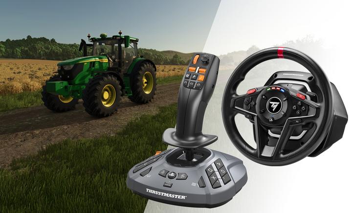 Actual product image Thrustmaster T128-P Simtask Farming Pack (PC, PS5)