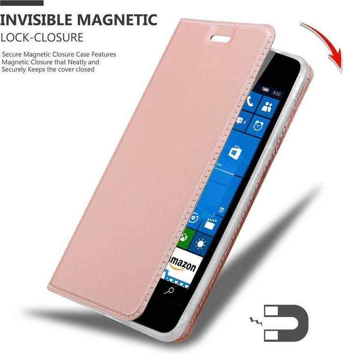 Actual product image Cadorabo Book Classy Style Cover (Microsoft Lumia 550)