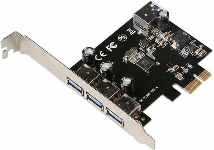 Immagine prodotto MicroConnect Scheda 3+1 porte USB 3.0 PCIe