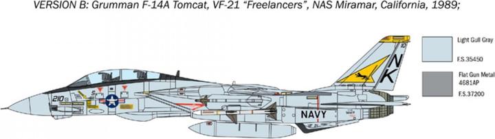Image du produit 1:72 F-14A Tomcat Panneaux de lignes droites