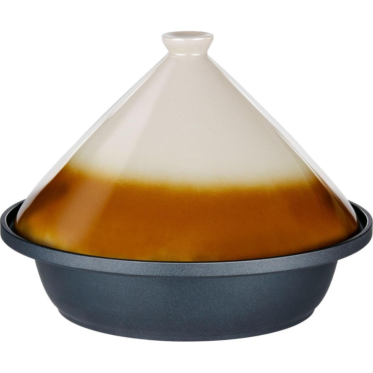 alpina Tajine pan Induction, Padella + Pentola, Bianco, Marrone, Nero