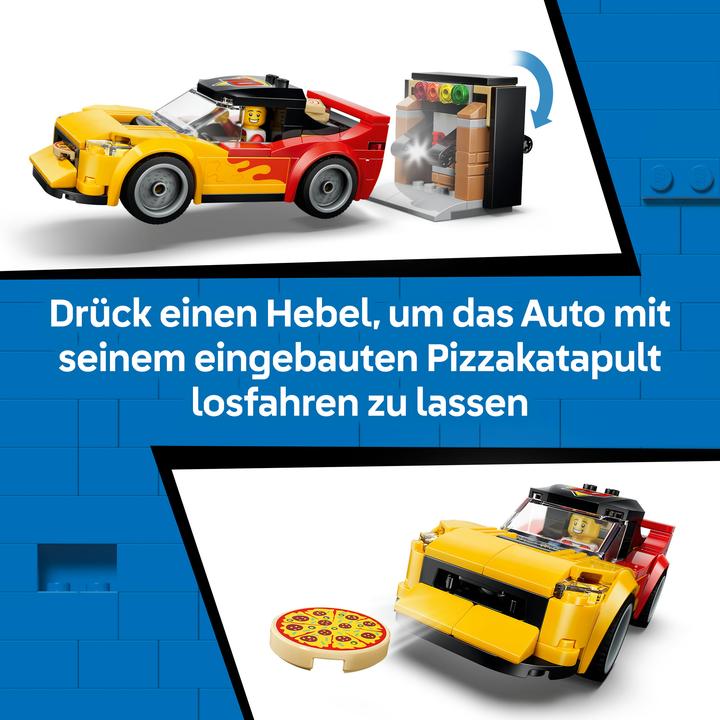Produktbild LEGO Pizza-Liefererlebnis mit Fahrzeugen (60496)