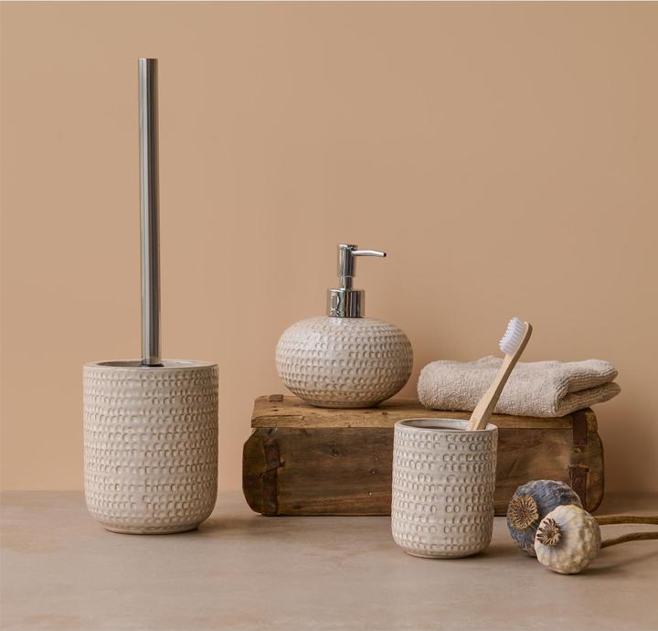 Image du produit Zeller Present Gobelet pour brosse à dents Structure ø 7.5x9.5 cm (7,5 x 9,5 cm)