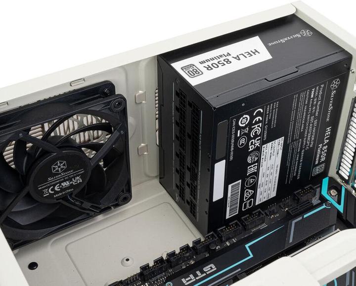 Actual product image Silverstone FLP01 PC-Gehäuse, HTPC, SSI-CEB/ATX - weiss