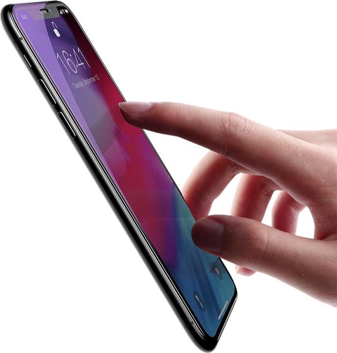 Image du produit Baseus iPhone Xs Max Verre blindé plein écran antireflet