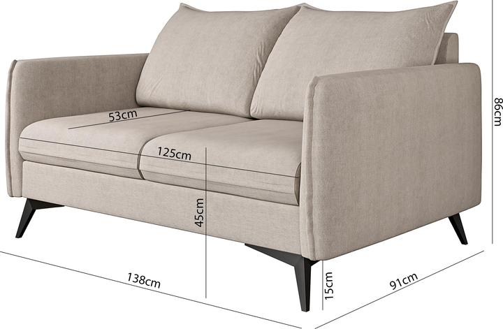 Actual product image Ropez Juli Bis (2 person sofa)