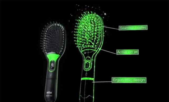 Productafbeelding Braun Satijnhaar 7 Iontec zwarte handborstel