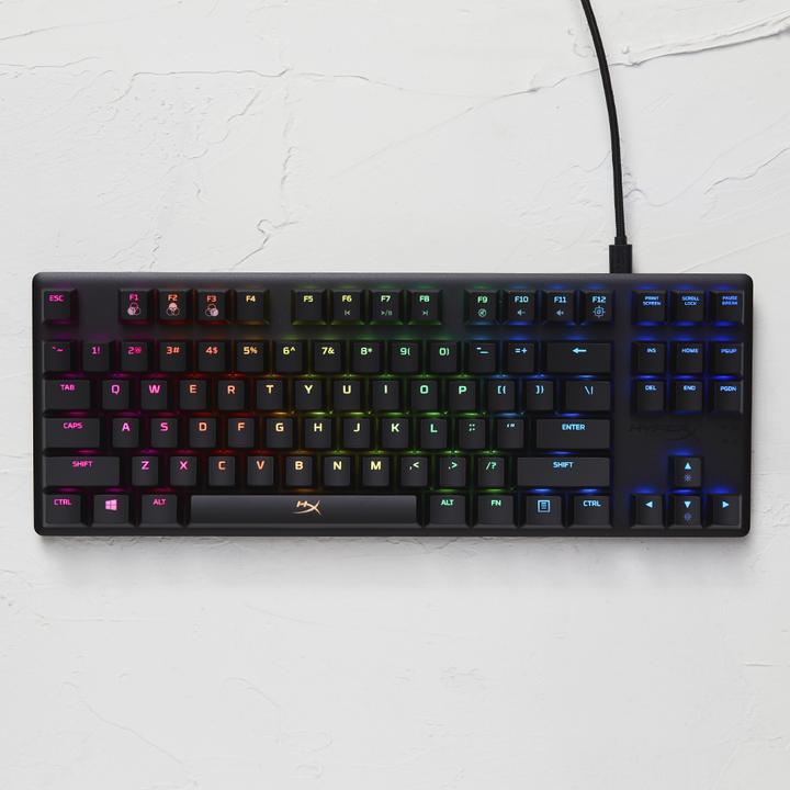 Productafbeelding HyperX Alloy Origins Core - Mechanisch Gaming Toetsenbord - HX Red (DE Layout) (DE, Bedraad)